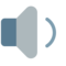 Speaker Medium Volume emoji on Mozilla